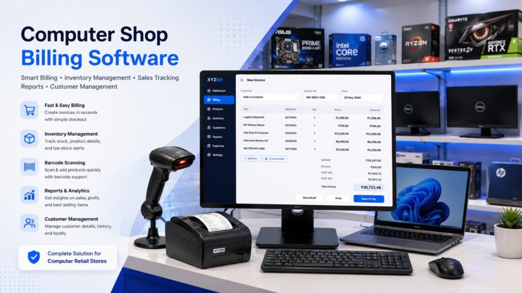 Computer Shop POS & Billing Software in India