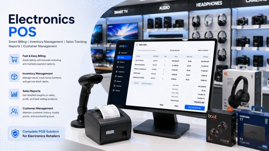 Electronics POS & Billing Software in India
