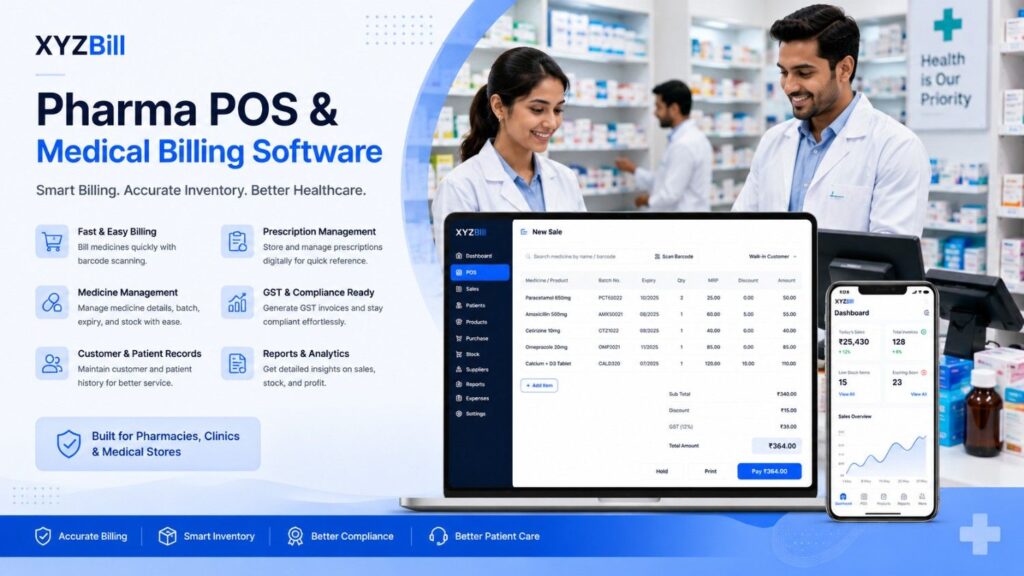 Pharma POS & Medical Billing Software